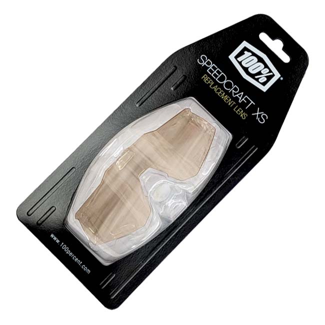 100%(ワンハンドレッド) スピードクラフトXS用 リプレイスメントレンズ 本体は別売 69039-00006LLイエローシルバーM