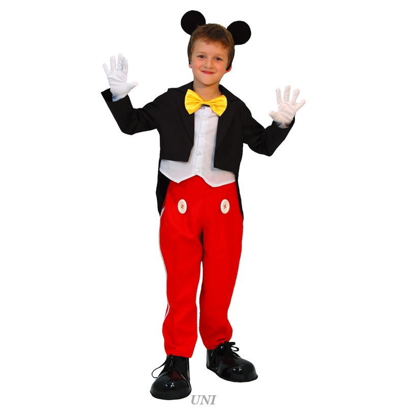 コスプレ 仮装 子ども用ミッキーマウスL 【 コスプレ 衣装 ハロウィン 仮装 コスチューム 子供 アニメ ディズニー グッズ キッズ こども 子供用 男の子 公式 正規ライセンス品 パーティーグッズ