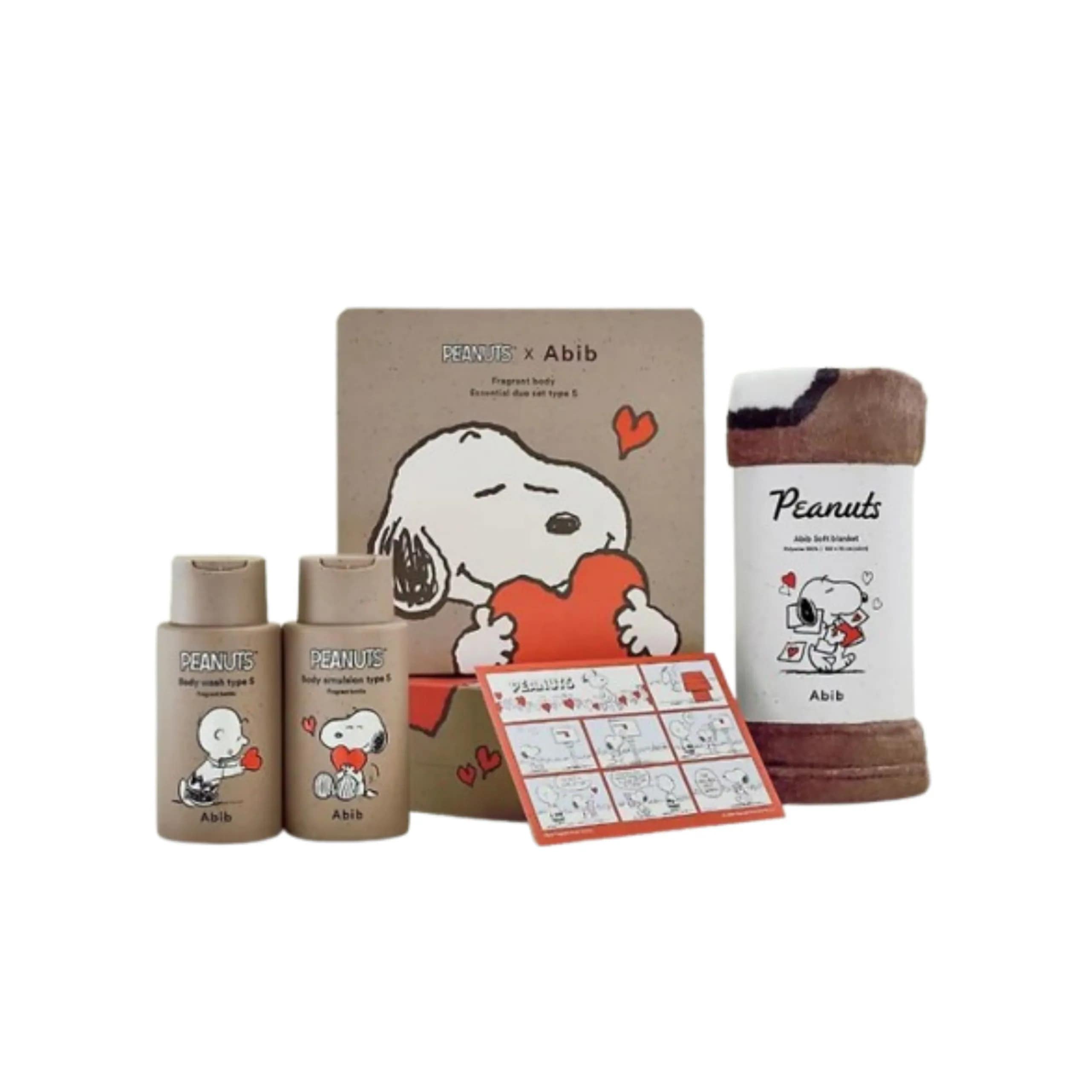 [24FW/New](24年11月5日発売)プラグラントボディウォッシュ&ローションデュオセット(+ピーナッツ毛布+ミニポスター贈呈)#ピーナッツコラボ