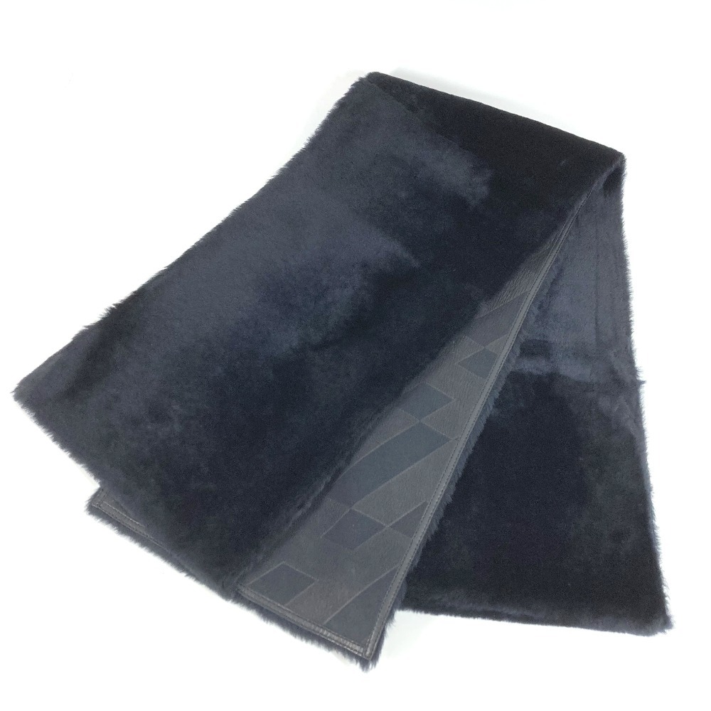 マフラー 革 ファー ショール ストール レザー ブラック 57,475円