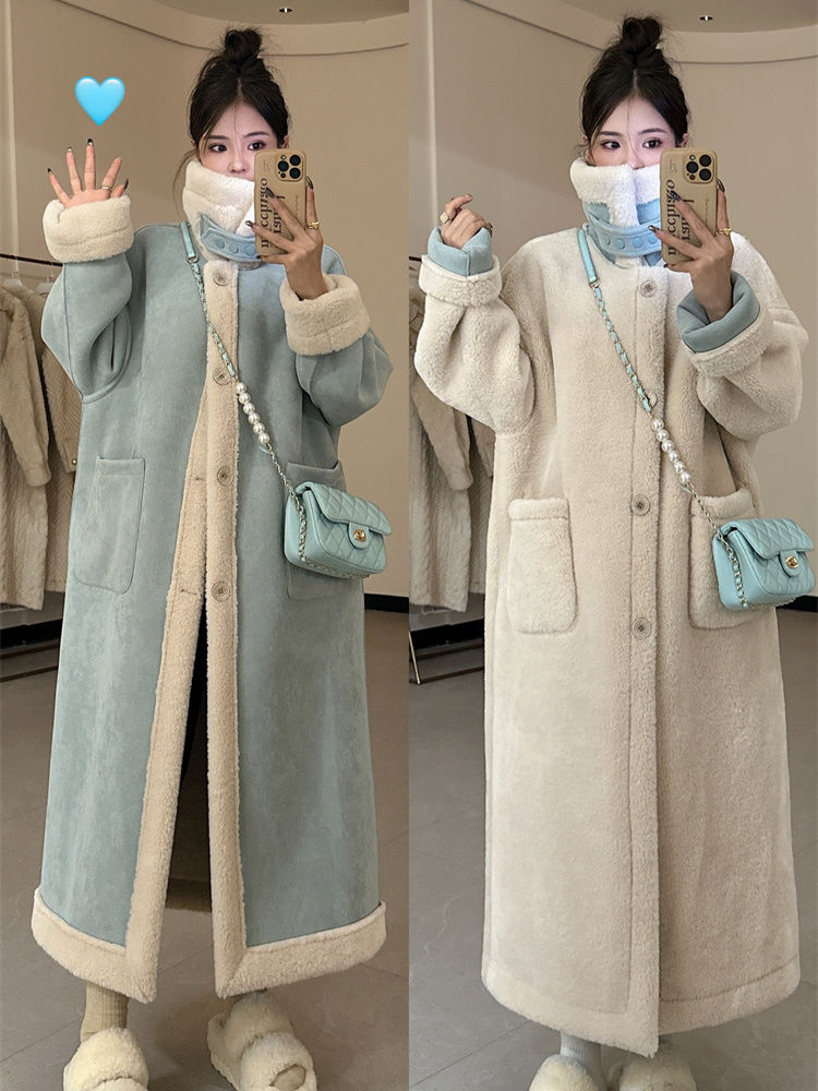 両面着用 ファーコート レディース ロングコート 冬服 オーバーコート ロング丈 ベンチコート 毛皮アウター