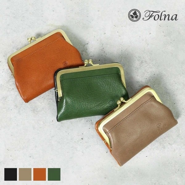 二つ折り財布 レディース 本革 日本製 ヌメオイルシュリンク がま口 折り財布 ミニ財布 レザー 2993666 ブランド [正規取扱店]