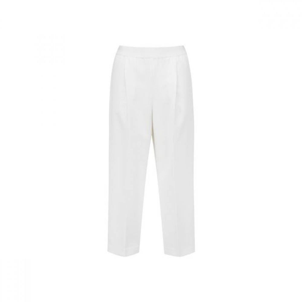 [OLGEN] レディース) バンディングワントックストレッチパンツ_ZLF2PP2301WT