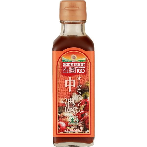 高橋ソース カントリーハーヴェスト有機JAS中濃ソース 180ml x10 メーカー直送
