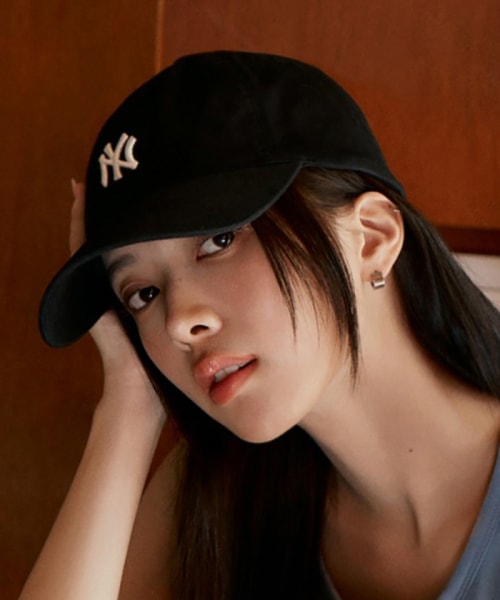 ルーキーアンストラクチャーボールキャップNY (Black)