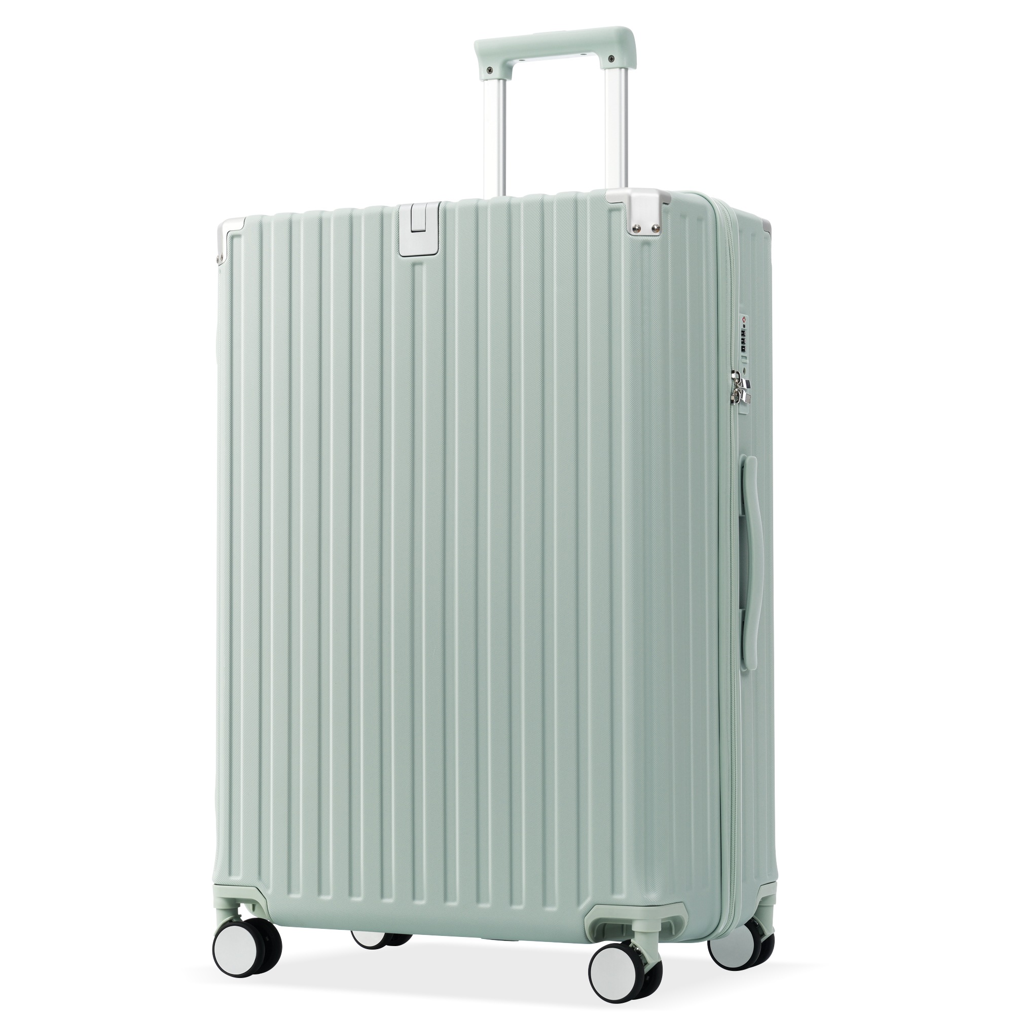 【2点購入で150OFF】【夏日限り激安SALE】スーツケース Mサイズ キャリーケース キャリーバッグ Mサイズ ストッパー付き アルミコーナーパッド 3日~7日 大容量超軽量 軽い おしゃれ かわ