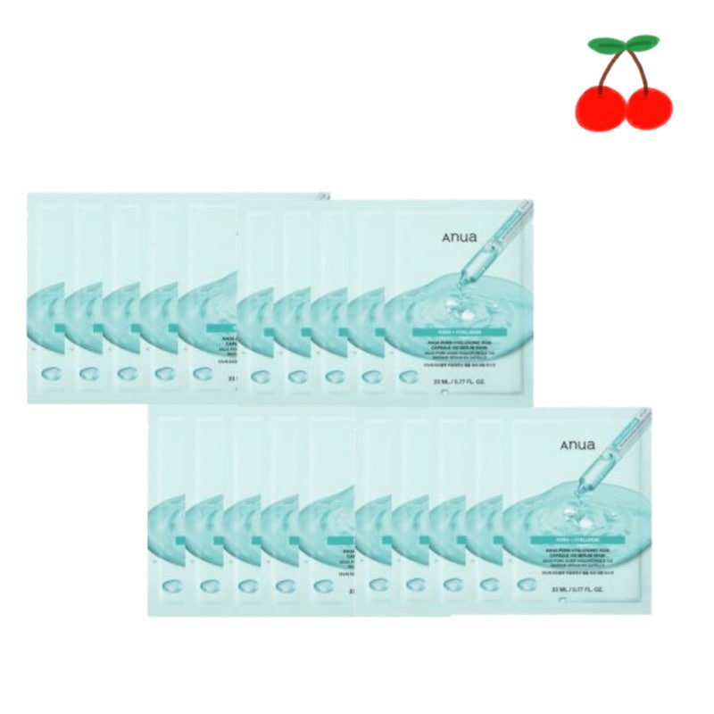 [10+10]PDRN ピーディーアールエヌ ヒアルロン酸 カプセル100 セラムマスク 23ml 全20枚 保湿/水分 しっとり スキンケア フェイスパック /顔パック セラム パック 人気