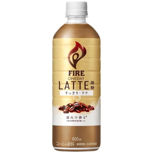 Fire(ファイア) キリン ワンデイ ラテ微糖 コーヒー 600ml 24本 ペットボトル