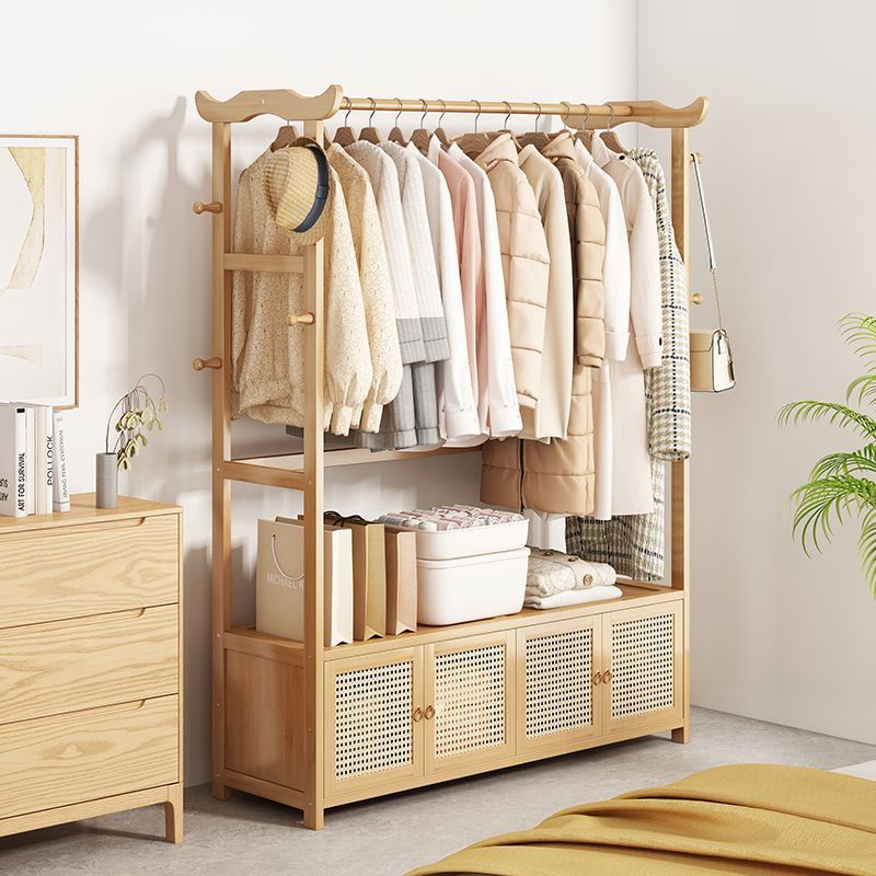 コートラック床置き寝室衣類ラックホームルーム衣類ラック多機能オールインワン収納ラック