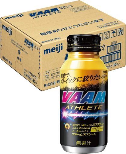 VAAM(ヴァーム) アスリート パイナップル風味 200ML×30本 アミノ酸 明治