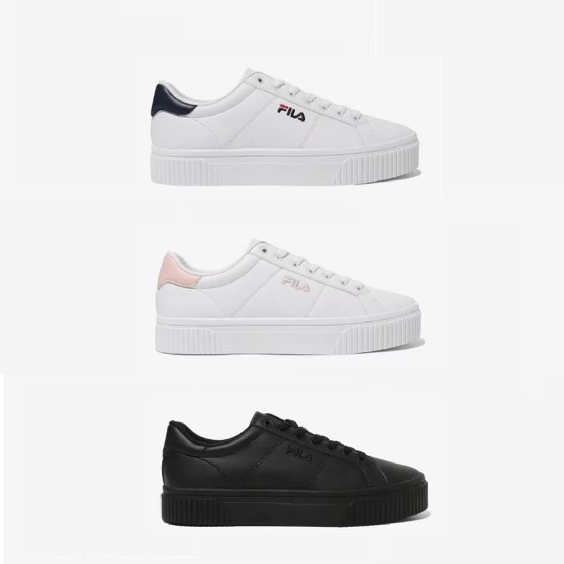 Court Deluxe Bold 3 Colors Sneakers (2024 New)