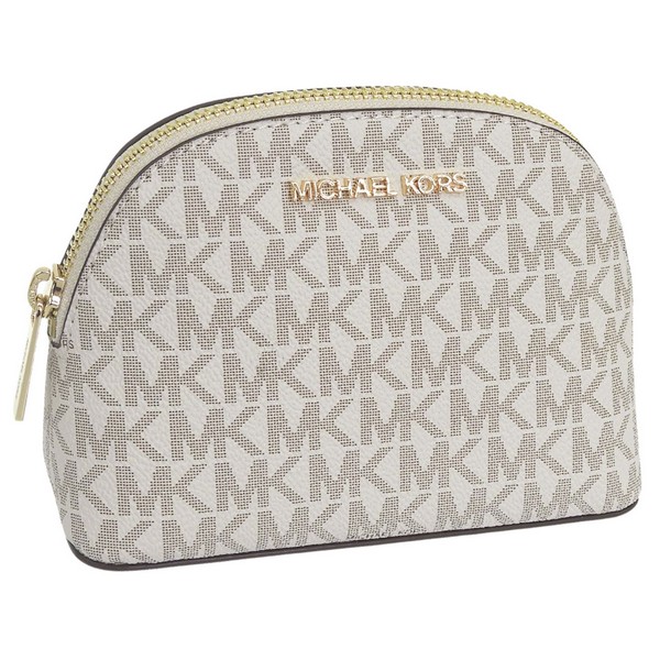 マイケルコース コスメポーチ 化粧ポーチ トラベルポーチ レディース アウトレット バニラ JET SET TRAVEL MD TRAVEL POUCH 35T0GTVM2B-VANILLA MICH