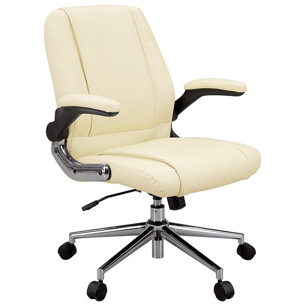 関家具 184238 肘跳ね上げ式マネージメントチェア クリーム メーカー直送 16,792円