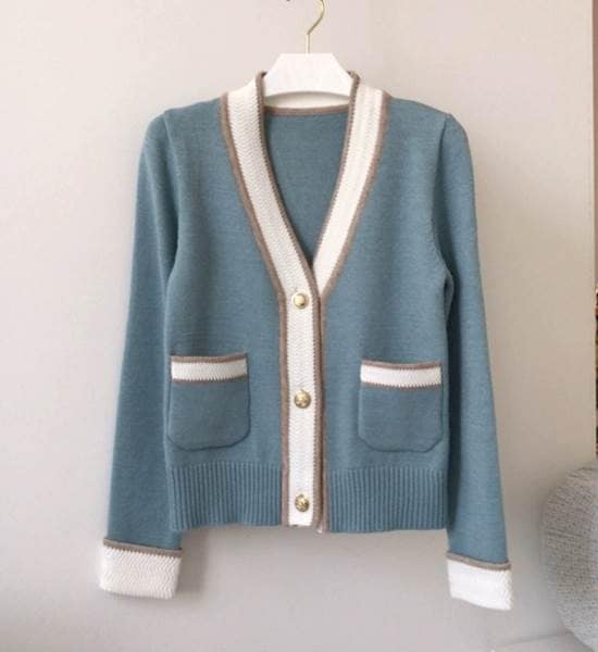レディース ニット カーディガン ミドル丈 長袖 襟なし フェミニン ポケット 前開き かわいい 大人可愛い きれいめ カジュアル 上品 おしゃれ こなれ感 クール エレガント キュート シック 高級