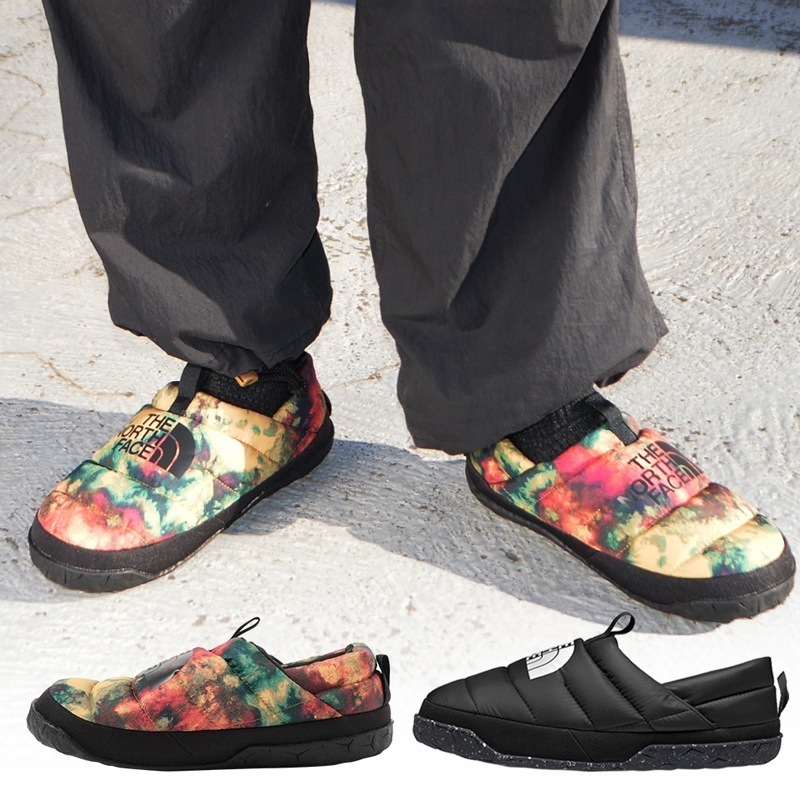 【SHOPクーポンあり】正規品 メンズ 冬用 サンダル ヌプシミュール モックシューズ スリッパ アウトドア スリッポン フリース 撥水 軽量 中綿 保温 防寒 NF0A3UZN