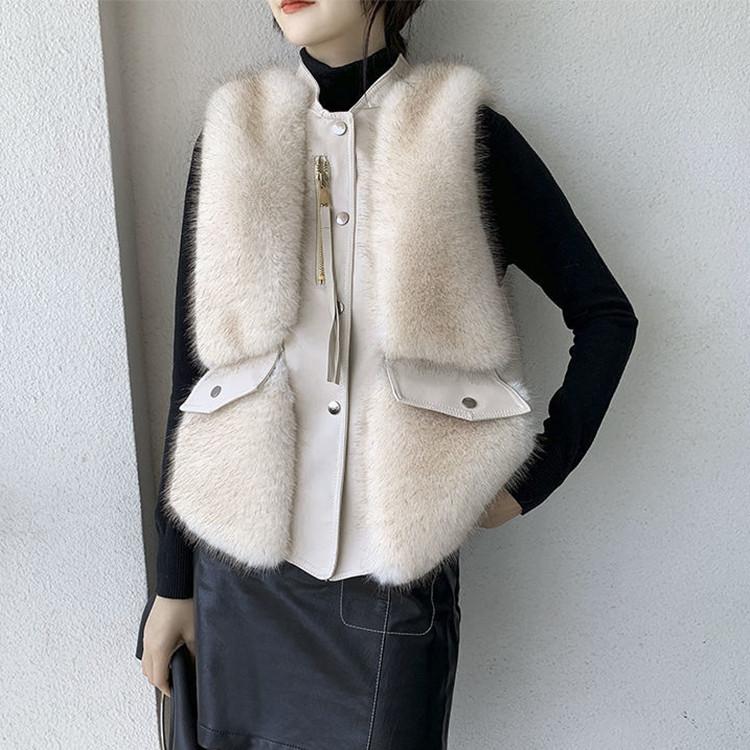 人気商品超目玉 秋冬 レディース ファーコート 毛皮コート レディースコート フェイクファー アウター ファーベスト　暖かい 通勤　レディースアウター