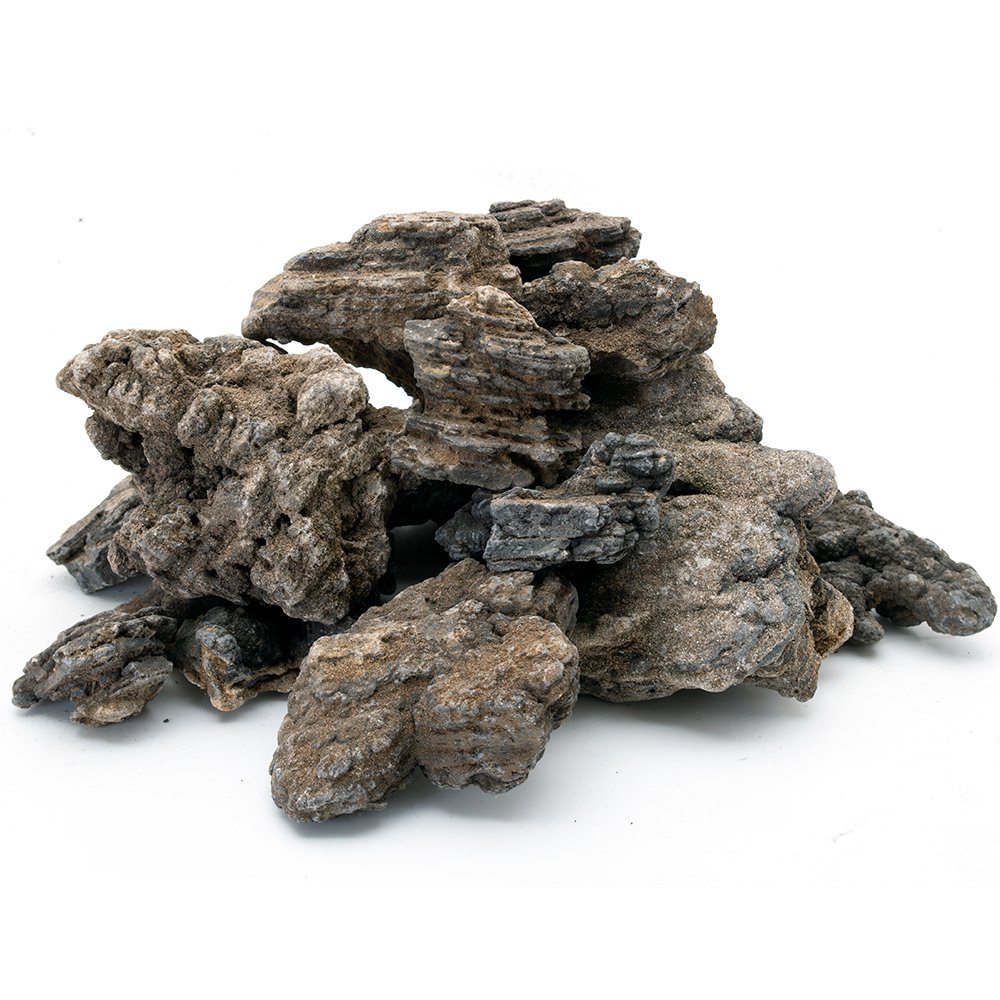 形状お任せ　魔光石　サイズミックス　１０ｋｇ　６０ｃｍ水槽向け　アクアリウム　レイアウト素材　ＣＲＣ21―20―50―99―00