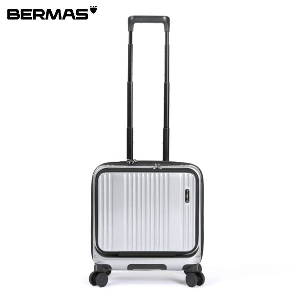 BERMAS バーマス INTER CITY フロントオープン スクエア4輪39c リニューアルモデル 33L スーツケース キャリーバッグ 出張 旅行 ビジネス 6052322「RS2503+」