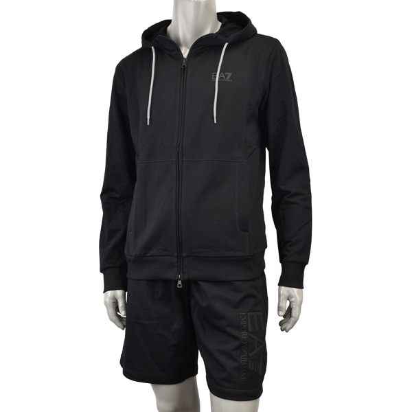 EA7 EMPORIO ARMANI イーエーセブン エンポリオ・アルマーニ TRAIN VISIBILITY M HOODIE×SHORTS/トレーニングウェア/上下セット/セットアップ/7M000