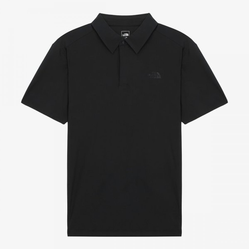 [ノースフェイス公式] NT7PR08B メンズアイスデイ半袖ポロシャツ_ブラック