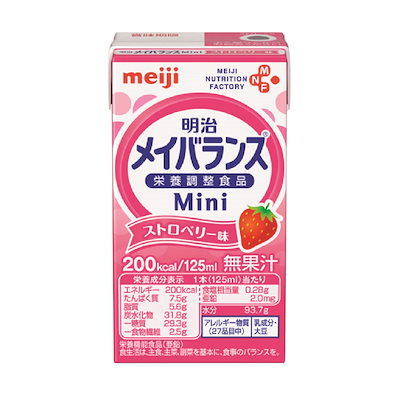 他サイト： 明治 メイバランスMini ストロベリー味 12本入りの商品画像