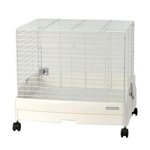 うさぎケージ　三晃商会　イージーホームエボ６０ＷＨ　ＷＳ（６２X５０．５X５５ｃｍ）　ワイヤーメッシュスノコ仕様　うさぎ　ケージ　ＣＲＣ50―20―33―15―00