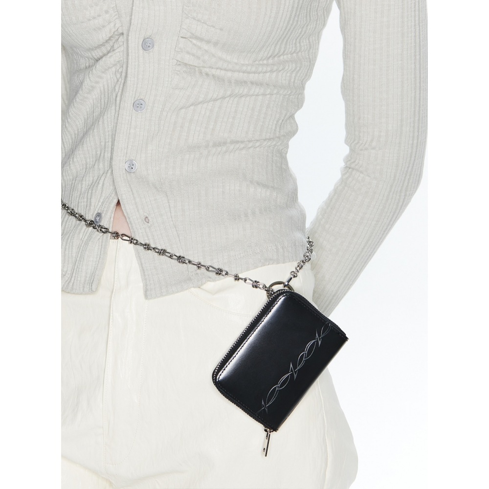 フェネックバインポケットブラック 名刺入れ・カードケース [マルチ]