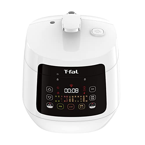 【オンライン限定】電気圧力鍋 無水調理 3L 2~4人用 1台12役 独自の煮込み鍋 「ラクラ クッカー コンパクト」 時短 レシピブック付き(80種類) ホワイト CY3511JPA