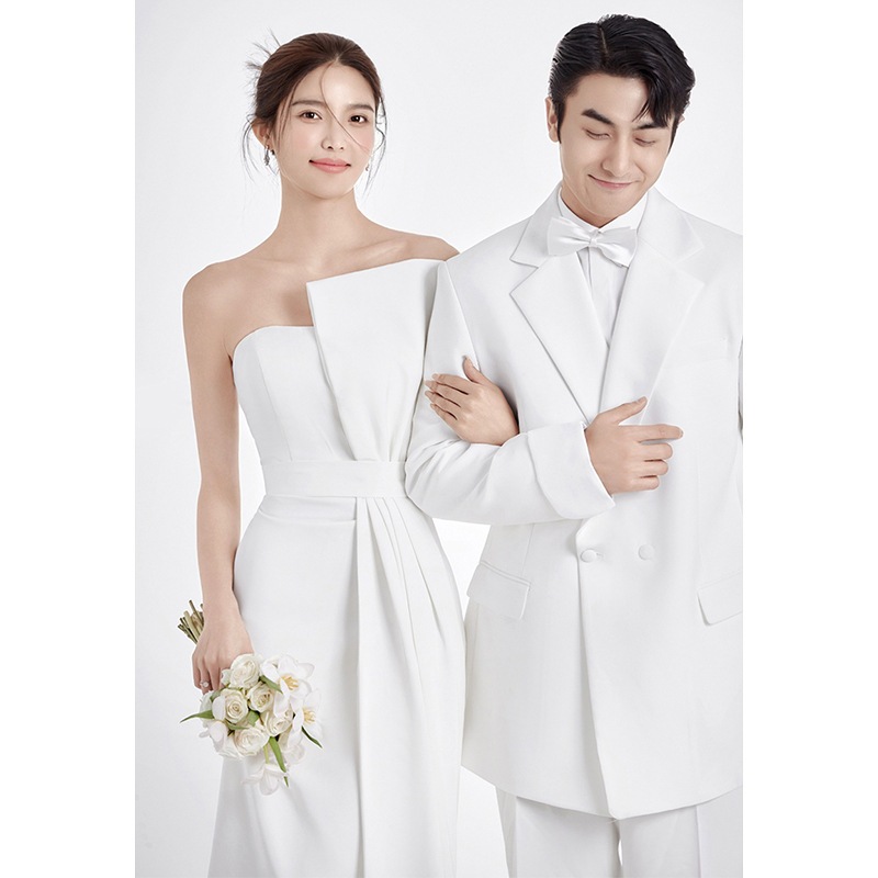 【今恋】ウェディングドレス 白 結婚式 花嫁 サイズオーダーメイド可能 成人式 お呼ばれ ウェディング 演奏会 二次会 パーティードレス 前撮り ワンピース ロングドレス メガ割 23