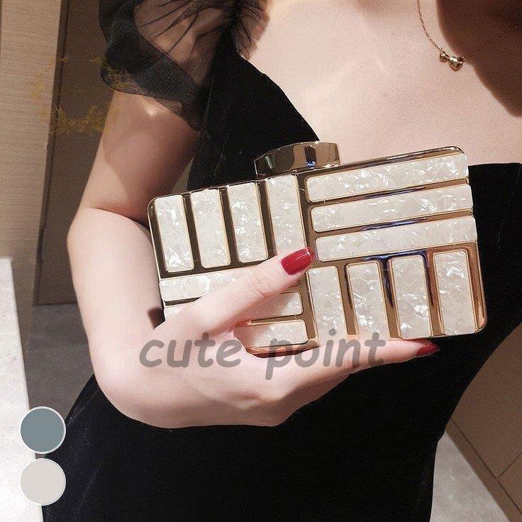 パーティーバッグ 結婚式 クラッチバッグ パーティー バッグ 大きめ 大容量 チェーン付き フォーマル 二次会 謝恩会 他と被らない