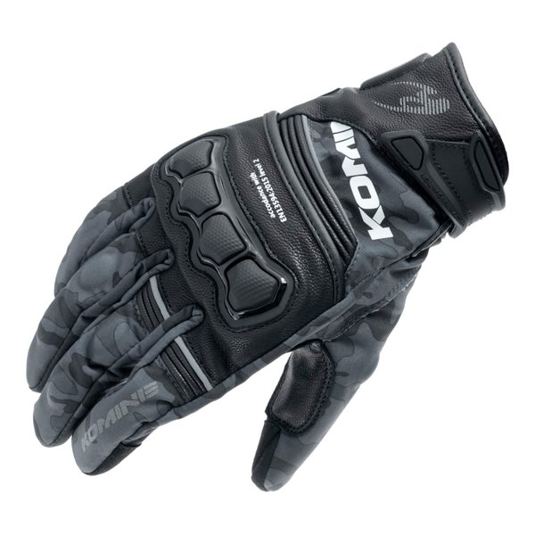 ＧＫ８５６ レザーＷＩＮＤＰＲＯＯＦ ＧＬＯＶＥＳ ＨＧ ブラック／ＣＡＭＯ GK-856/BK/CAMO/L