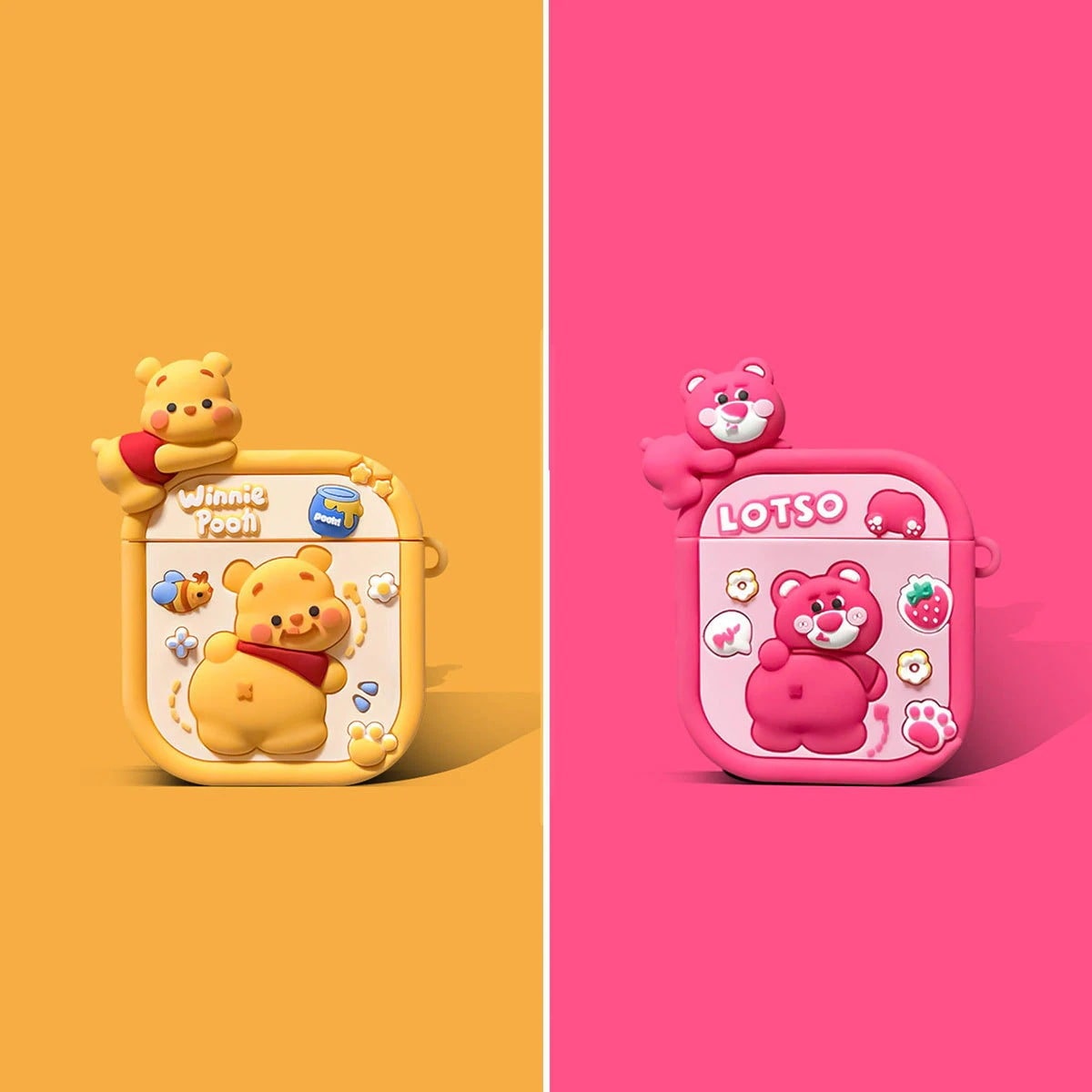 【200点セット】【送料無料】かわいい四つん這いクマairpods保護カバーアップル12世代ワイヤレスBluetoothイヤホンケースシリコンソフトケースに適用
