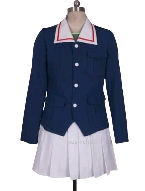 ガールズ＆パンツァー 大洗女子学園パンツァー服 秋山優花里 西住みほ コスプレ衣装