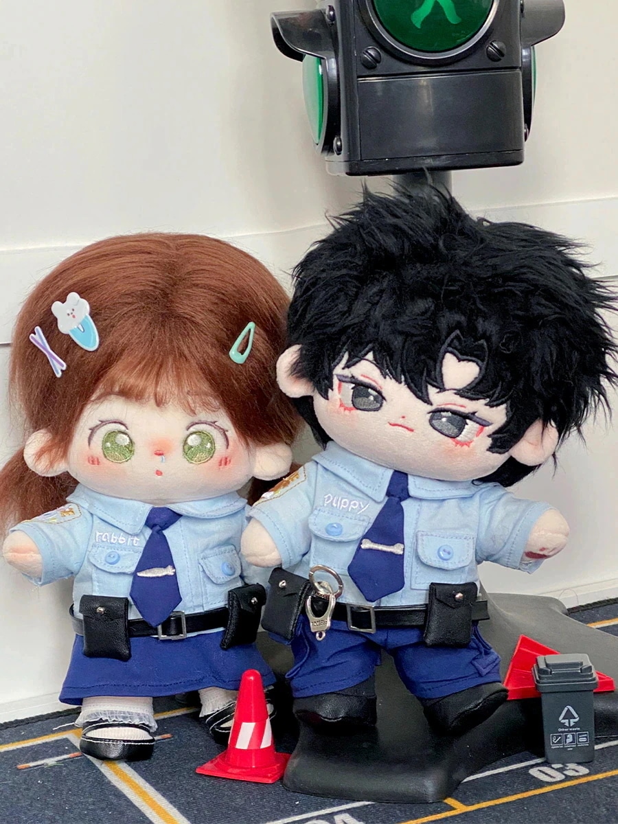 【激安本日限定】動物制服綿人形服20センチウサギ犬人形人形女性かわいい