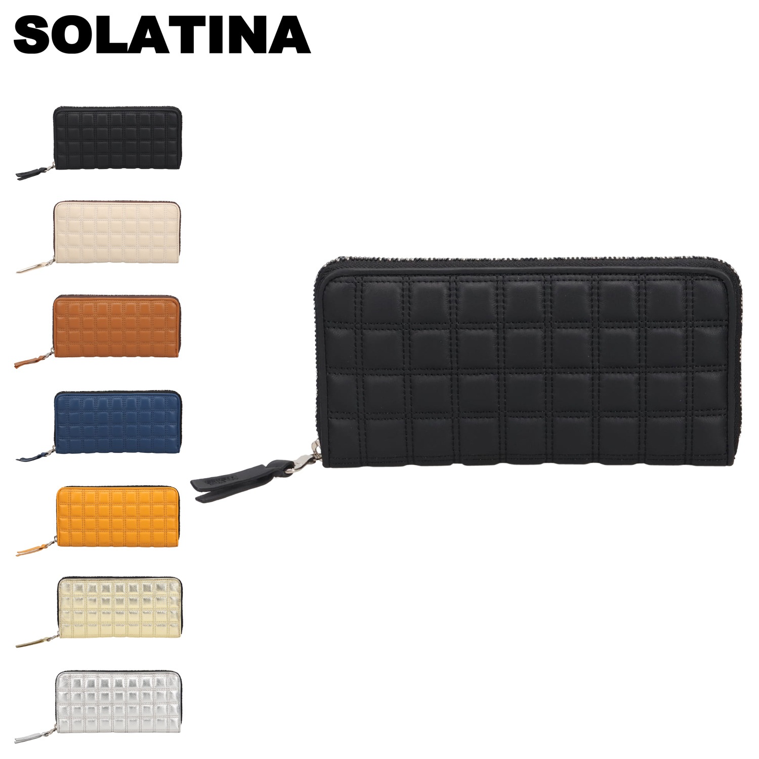 長財布 メンズ レディース ラウンドファスナー 本革 Rubiks series SW-391