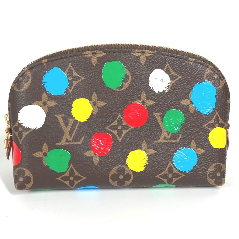 化粧ポーチ M81895 ポシェット・コスメティック LV x YK 草間彌生 コラボ モノグラムインフィニティドット メイクポーチ ポーチ モノグラムキャンバス マルチカラー