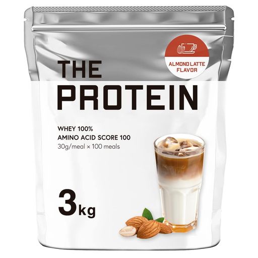 ザプロ ホエイプロテイン 3KG アーモンドラテ 風味 WPCプロテイン ぷろていん