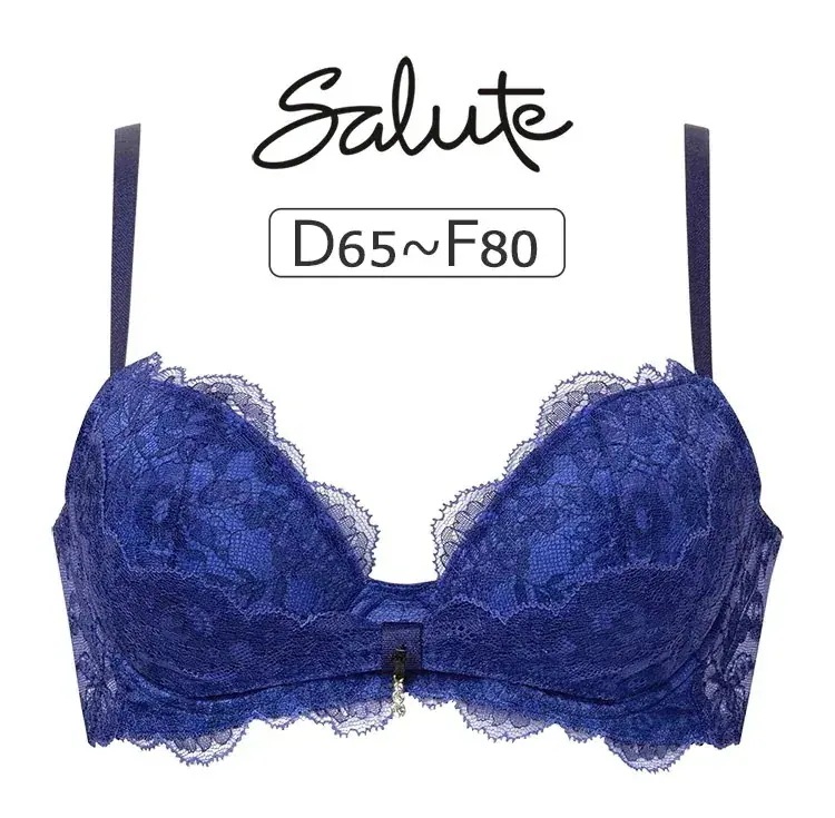 ワコール サルート 20G ブラジャー単品 リボンブラ DEFカップ アンダー65/70/75/80cm BTJ720