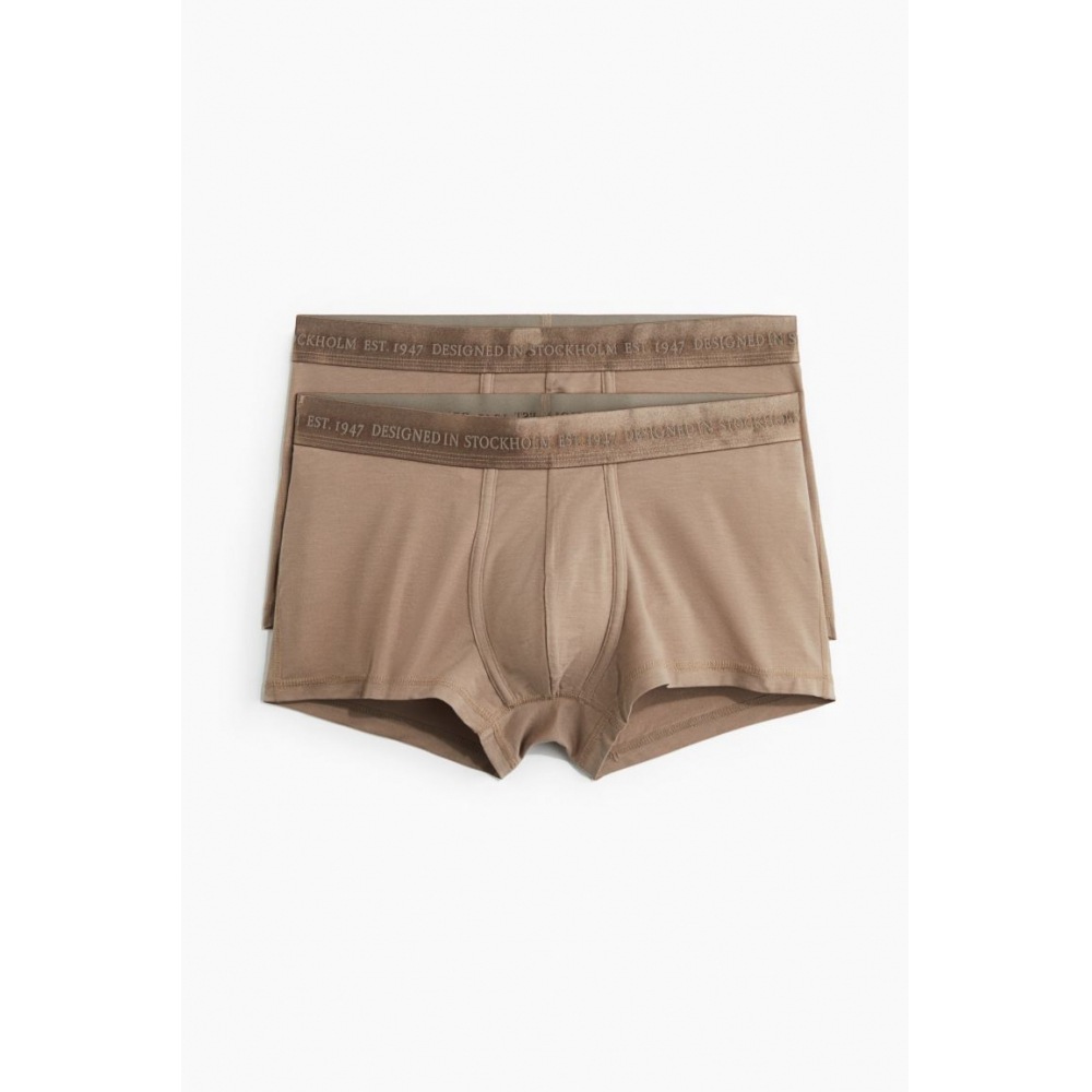 H&M ローライズショートドローストリングライクラ 2 ピースセットベージュ 5,898円