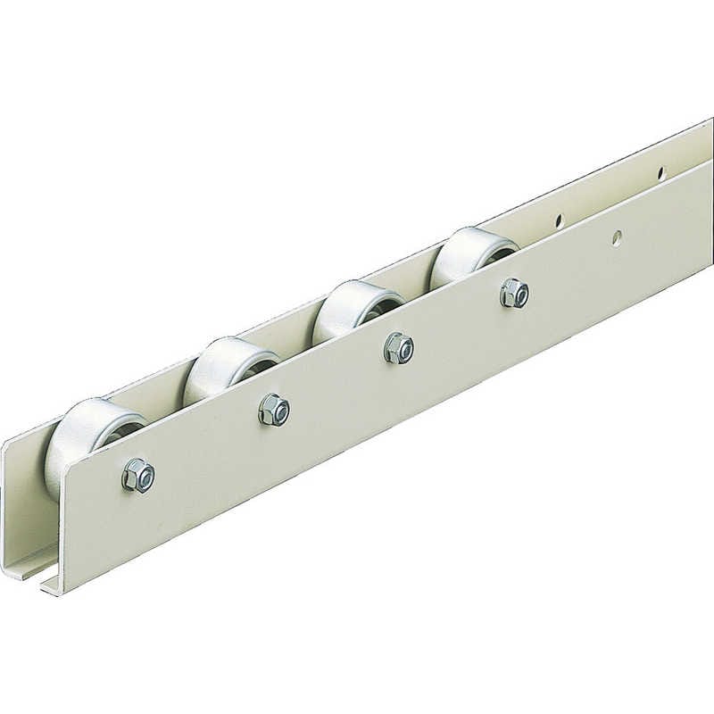 トラスコ中山　ホイールコンベヤ プレス製Φ40X20 P50XL1800　V40T501800