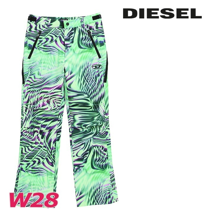 オプティカルグラフィックデザインパンツ メンズ P-STOPFORD オーバルDロゴ刺繍 die-m-p-f8-0ha