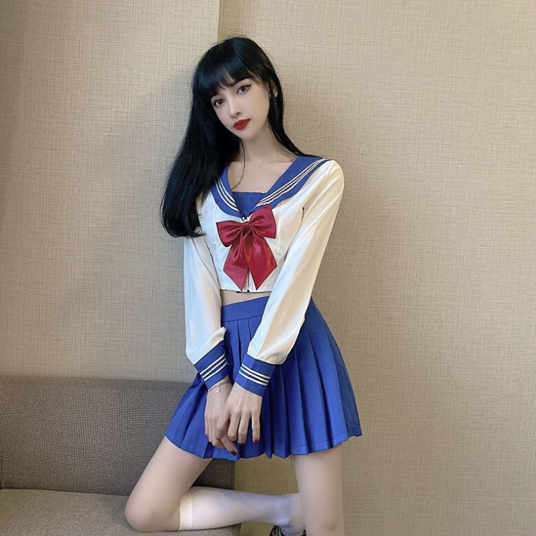 涼しく楽ちんセットアップ 涼しく楽ちんセットアップセットアップJK制服アカデミックセーラー服2023韓国ファッションの新しい大学スタイルのJK制服スーツシャツ+プリーツスカートツーピースセット今っぽ
