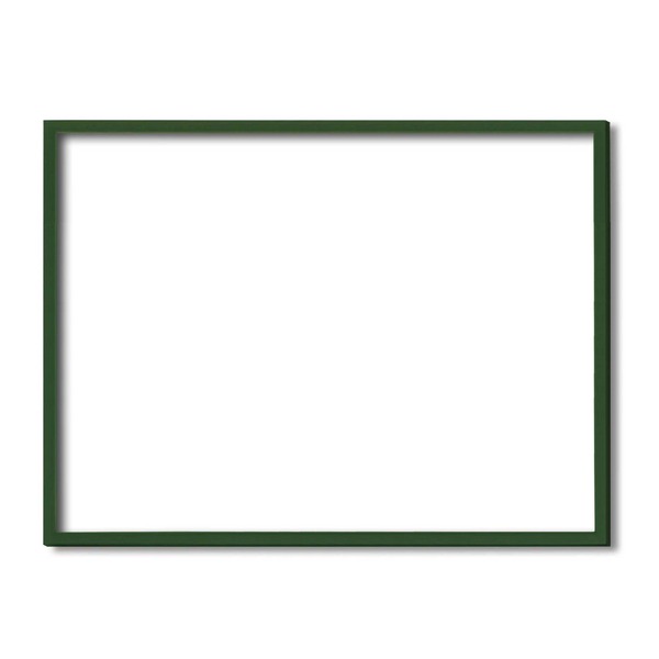 木製額色あせを防ぐUVカットアクリル デッサン額 大全紙サイズ（727545mm）グリーン 壁掛けひも付き 化粧箱入り 12,702円