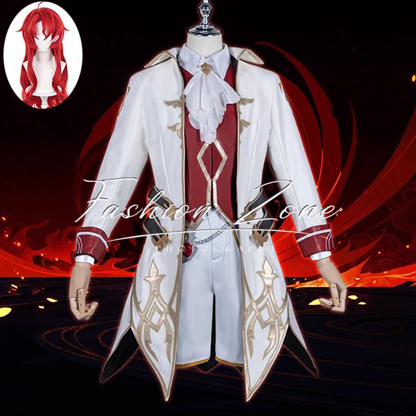 崩壊：スターレイル 風 アルジェンティ Argenti コスプレ衣装 ウィッグ cosplay ハロウィン 演出服 変装