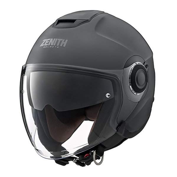バイク用 ジェットヘルメット YJ-22II ゼニス セミフラットブラック Mサイズ YJ-22II ZENITH/セミフラット