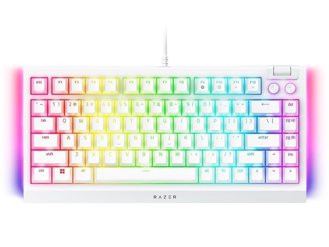 BlackWidow V4 75% RZ03-05001700-R3M1 [ホワイト]有線キーボード