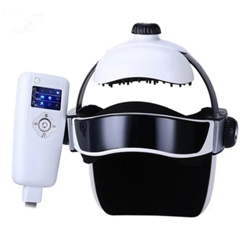 ヘッドマッサージ器電動ヘッドマッサージ器 スパケアマッサージヘルメット 乾湿兼用 疲労解消 睡眠改善 頭皮ケア 3D指圧揉捏 ４つモード 頭皮マッサージ 全身使用可能電動 ヘッドマッサージ器 音波振動