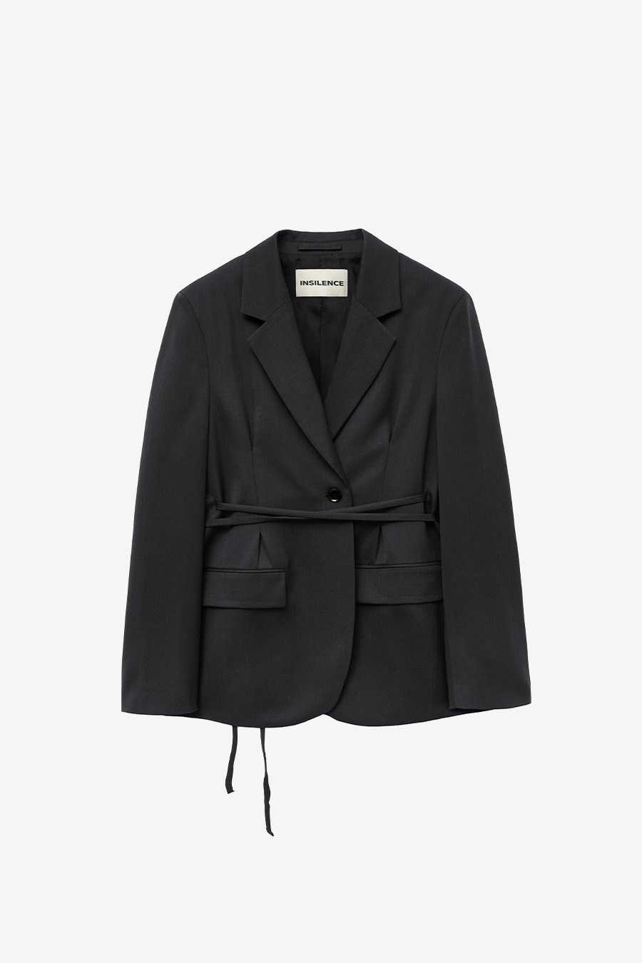 [INSILENCE] Strap blazer /追跡付 INSILENCE】 STRAP BLAZER : BLACK その他 アウター