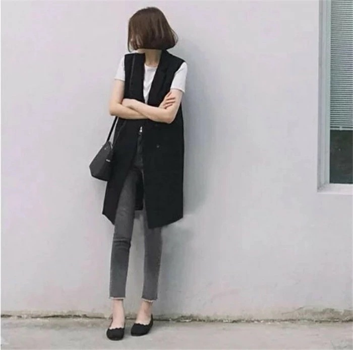 ジレ レディース ミディアム丈 ジレベスト ロングジレ レディース ロングベスト ノースリーブ トレンチベスト 無地 ジレンチ トップス カジュアルコート ロング丈 スーツベスト アウター 羽織る 大