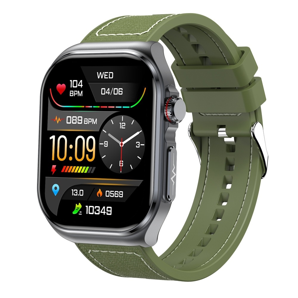 Huaqiangbei New Et585 Ecg Smart Watch Bluetooth Call Ecg Ecg Healthy Sleep Exercise